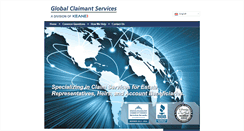 Desktop Screenshot of globalclaimantservices.com